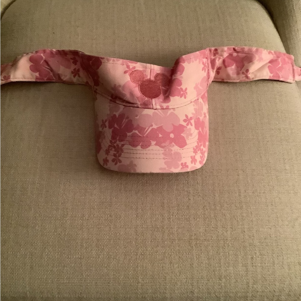 Disneyland resort, pink floral Mickey Mouse visor - Picture 7 of 7